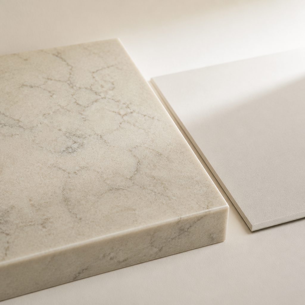 Amostra de Pedra e porcelanato